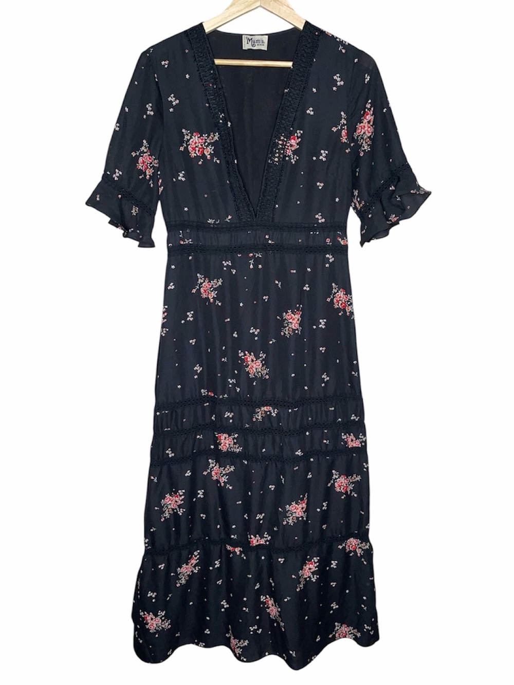 Show Me Your Mumu Tabitha Maxi Dress Dancing Floral Size Medium - Picture 4 of 5